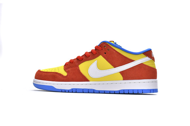 Men's Dunk Low Red/Yellow Shoes 0367